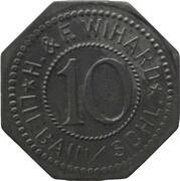 10 Pfennig - Liebau H. and F. Wihard obverse image