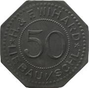 50 Pfennig - Liebau H. and F. Wihard obverse image