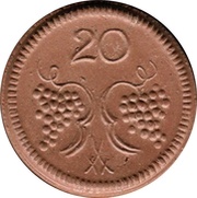 20 Pfennig - Münsterberg, Germany, 1921 reverse image