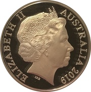 5 Dollars - Elizabeth II 4th Portrait - Year of the Pig - Silver Proof obverse image