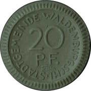 20 Pfennig - Waldenburg / Schlesien obverse image