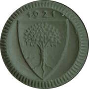 20 Pfennig - Waldenburg / Schlesien, Germany, 1921 reverse image