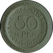 50 Pfennig - Waldenburg / Schlesien obverse image
