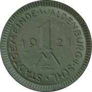 1 Mark - Waldenburg / Schlesien obverse image