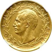 100 Franga Ari - Zog I Prova obverse image