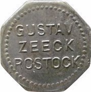 2 Pfennig - Rostock Gustav Zeeck obverse image