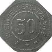 50 Pfennig - Nordenham, Germany, 1918 reverse image