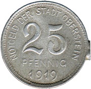 25 Pfennig - Oberstein obverse image