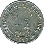 ½ Mark - Oldenburg obverse image