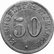 50 Pfennig - Bublitz, Germany,  reverse image