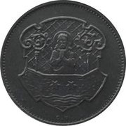 10 Pfennig - Cammin, Germany, 1920 reverse image