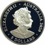 5 Dollars - Elizabeth II 6th Portrait - End of World War II obverse image