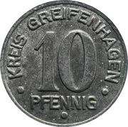 10 Pfennig - Greifenhagen obverse image