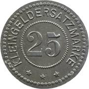 25 Pfennig - Greifswald, Germany, 1917 reverse image