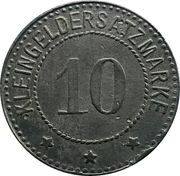 10 Pfennig - Köslin, Germany, 1917 reverse image