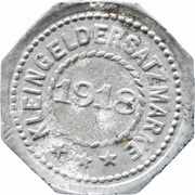 10 Pfennig - Lassan Carl Duden, Germany, 1918 reverse image