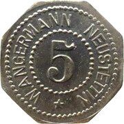 5 Pfennig - Neustettin W. Angermann obverse image