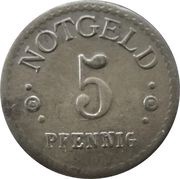 5 Pfennig - Polzin reverse image
