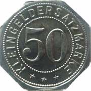 50 Pfennig - Schlawe, Germany,  reverse image