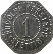 1 Pfennig - Stettin Rudolph Karstadt obverse image