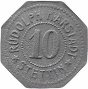 10 Pfennig - Stettin Rudolph Karstadt obverse image