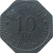 10 Pfennig - Stettin, Germany, 1917 reverse image