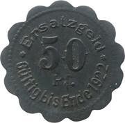 50 Pfennig - Stettin, Germany, 1920 reverse image