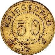 50 Pfennig - Stralsund Pattern, Germany, 1917 reverse image