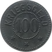 100 Pfennig - Stralsund, Germany, 1917 reverse image