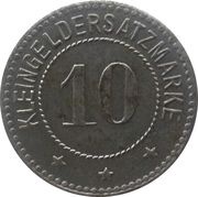 10 Pfennig - Tempelburg, Germany,  reverse image