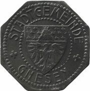 5 Pfennig - Gnesen obverse image