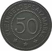 50 Pfennig - Gostyn, Germany, 1917 reverse image