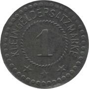 1 Pfennig - Hohensalza, Germany, 1917 reverse image