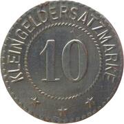 10 Pfennig - Hohensalza, Germany,  reverse image