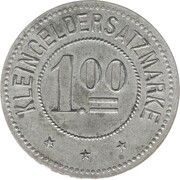 1 Mark - Hohensalza, Germany, 1917 reverse image