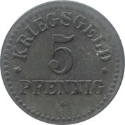 5 Pfennig - Kempen, Posen, Germany,  reverse image