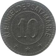 10 Pfennig - Koschmin, Germany, 1918 reverse image