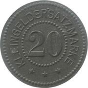 20 Pfennig - Koschmin, Germany, 1918 reverse image