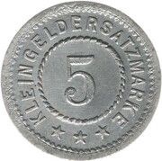 5 Pfennig - Krotoschin, Germany,  reverse image