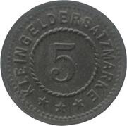 5 Pfennig - Krotoschin, Germany, 1917 reverse image