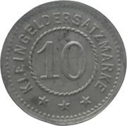 10 Pfennig - Krotoschin, Germany,  reverse image