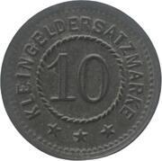 10 Pfennig - Krotoschin, Germany, 1917 reverse image