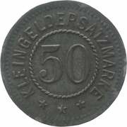 50 Pfennig - Krotoschin, Germany, 1917 reverse image