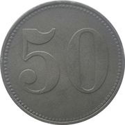 50 Pfennig - Lissa, Germany,  reverse image