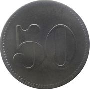 50 Pfennig - Lissa, Germany,  reverse image