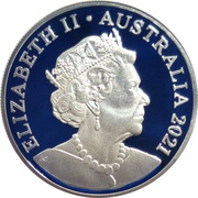 5 Dollars - Elizabeth II 6th Portrait - Centenary of Rotary in Australia obverse image