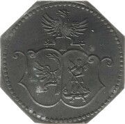 50 Pfennig - Markstädt, Germany, 1918 reverse image