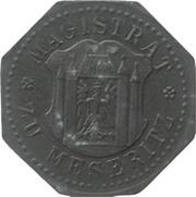50 Pfennig - Meseritz obverse image
