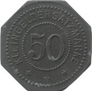 50 Pfennig - Meseritz, Germany,  reverse image