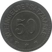 50 Pfennig - Ostrowo, Germany,  reverse image